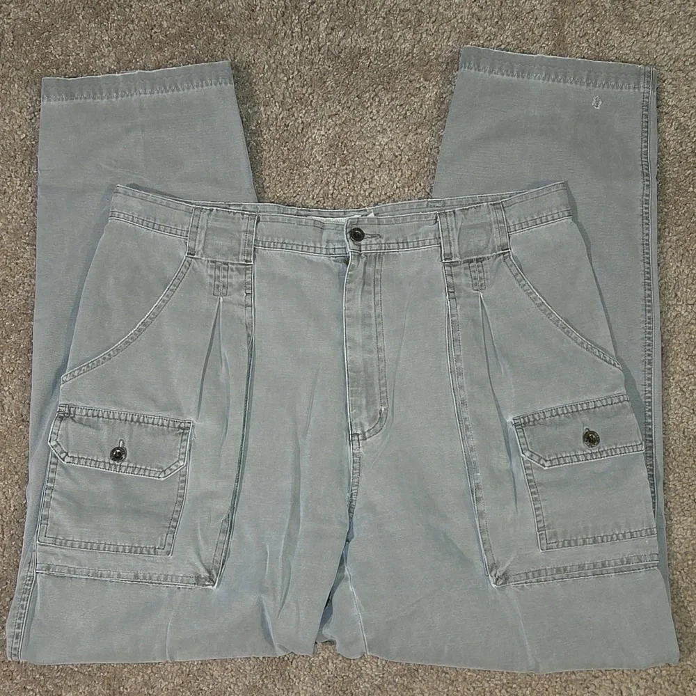 Eddie Bauer Multiple Pocket Outdoor Grey Cargo Pants Size 38
